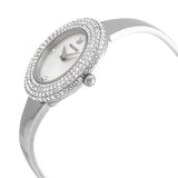 Swarovski Crystal Rose Silver Dial Silver Steel Strap Watch for Women - 5483853