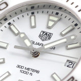 Tag Heuer Aquaracer Quartz 35mm White Dial Two Tone Steel Strap Watch Women - WAY131B.BA0914