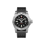 Breitling Avenger II Seawolf Stainless Steel 45mm Black Rubber Strap Mens Watch - A1733110/BC31/153S