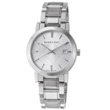 Burberry The City Silver Dial Silver Steel Strap Watch for Women - BU9000