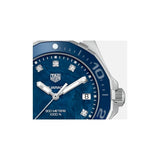 Tag Heuer Aquaracer Quartz Blue Mother of Pearl Dial Blue Textile Strap Watch for Women - WAY131L.FT6091