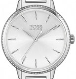 Hugo Boss Signature Silver Dial Silver Steel Strap Watch for Women - 1502539