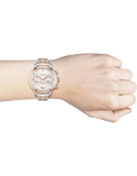 Hugo Boss Hera White Dial Two Tone Steel Strap Watch for Women - 1502564