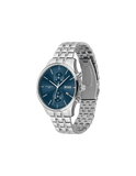 Hugo Boss Associate Blue Dial Silver Steel Strap Watch for Men - 1513839