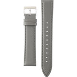 Hugo Boss Grand Prix Silver Dial Grey Leather Strap Watch for Men - 1513603