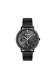 Hugo Boss Infinity Black Dial Black Mesh Bracelet Watch for Women -1502521