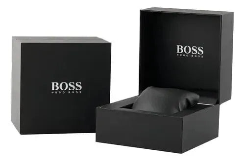 Hugo Boss Admiral Chronograph Black Dial Black Nylon Strap Watch for Men - 1513918