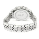Hugo Boss Aeroliner Chronograph Black Dial Silver Steel Strap Watch For Men - 1512446