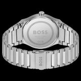 Hugo Boss Candor Blue Dial Silver Steel Strap Watch for Men - 1514076