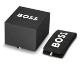 Hugo Boss Candor Green Dial Silver Steel Strap Watch for Men - 1514079