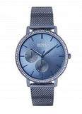 Hugo Boss Infinity Blue Dial Blue Mesh Bracelet Watch for Women - 1502518