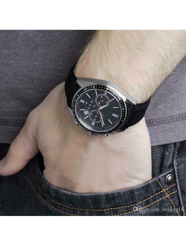 Hugo Boss Contemporary Sport Driver Black Dial Black Leather Strap Watch for Men - 1513085