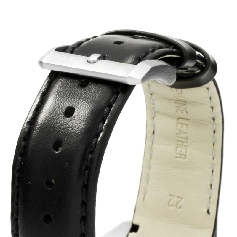 Hugo Boss Contemporary Sport Driver Black Dial Black Leather Strap Watch for Men - 1513085