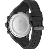 Hugo Boss Distinct Black Dial Black Silicone Strap Watch for Men - 1513859