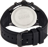 Hugo Boss Distinct Black Dial Black Silicone Strap Watch for Men - 1513859