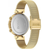 Hugo Boss Flawless White Dial Gold Mesh Bracelet Watch for Women - 1502552