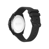 Hugo Boss Velocity Black Dial Black Rubber Strap Watch for Men - 1513720