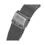 Hugo Boss Skymaster Grey Dial Grey Mesh Bracelet Watch for Men - 1513837