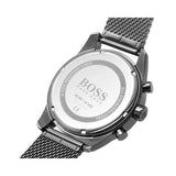 Hugo Boss Skymaster Grey Dial Grey Mesh Bracelet Watch for Men - 1513837