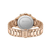 Hugo Boss Carnation Gold Dial Gold Steel Strap Watch for Women - 1502592