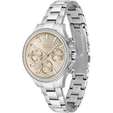 Hugo Boss Hera Rose Pink Dial Silver Steel Strap Watch for Women - 1502565