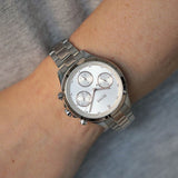 Hugo Boss Hera White Dial Two Tone Steel Strap Watch for Women - 1502564