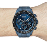 Hugo Boss Hero Sport Lux Blue Dial Blue Steel Strap Watch for Men - 1513758