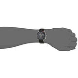 Hugo Boss Rafale Chronograph Black Dial Black Leather Strap Watch For Men - 1513390