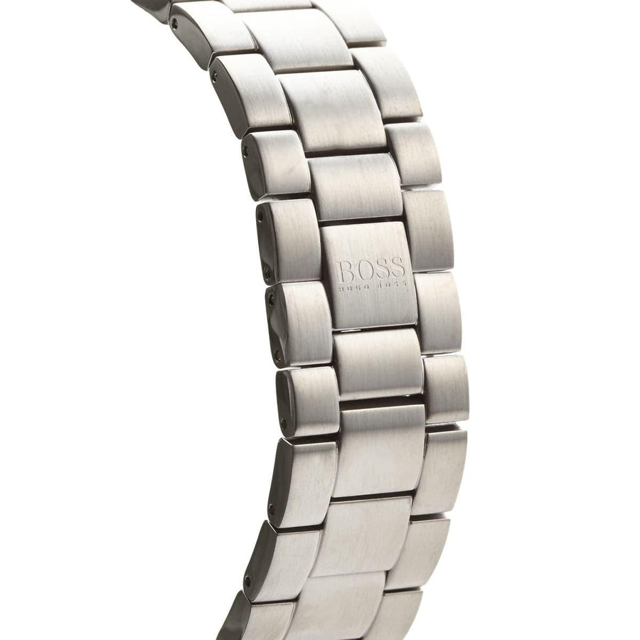 Hugo Boss Ikon White Dial Silver Steel Strap Watch for Men - 1512964