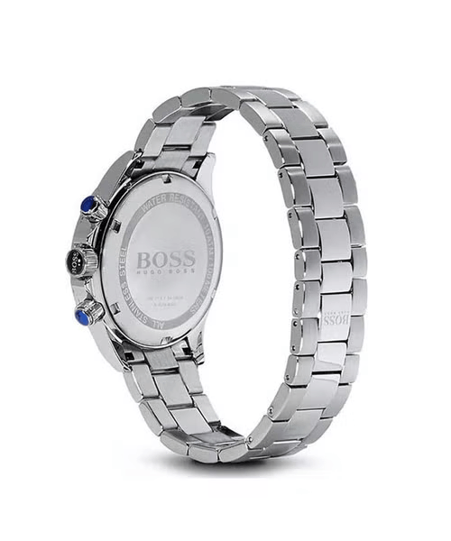 Hugo Boss Ikon White Dial Silver Steel Strap Watch for Men - 1512964
