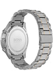 Hugo Boss Trophy Chronograph Grey Dial Silver Steel Strap Watch for Men - 1513634