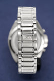 Hugo Boss Chronograph Driver Blue Dial Silver Steel Strap Watch for Men - 1513081