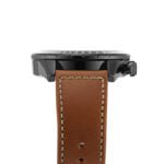 Hugo Boss Pilot Black Dial Brown Leather Strap Watch for Men - 1513851
