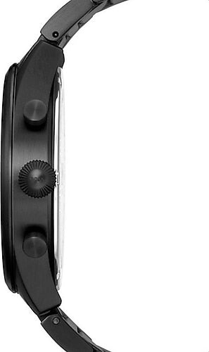 Hugo Boss Pioneer Black Dial Black Steel Strap Watch for Men - 1513714