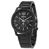 Hugo Boss Professional Black Dial Black Steel Strap Watch for Men - 1513528