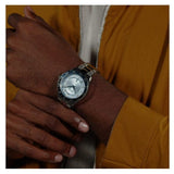 Hugo Boss Runner 3H Light Blue Dial Silver Steel Strap Watch for Men - 1514207