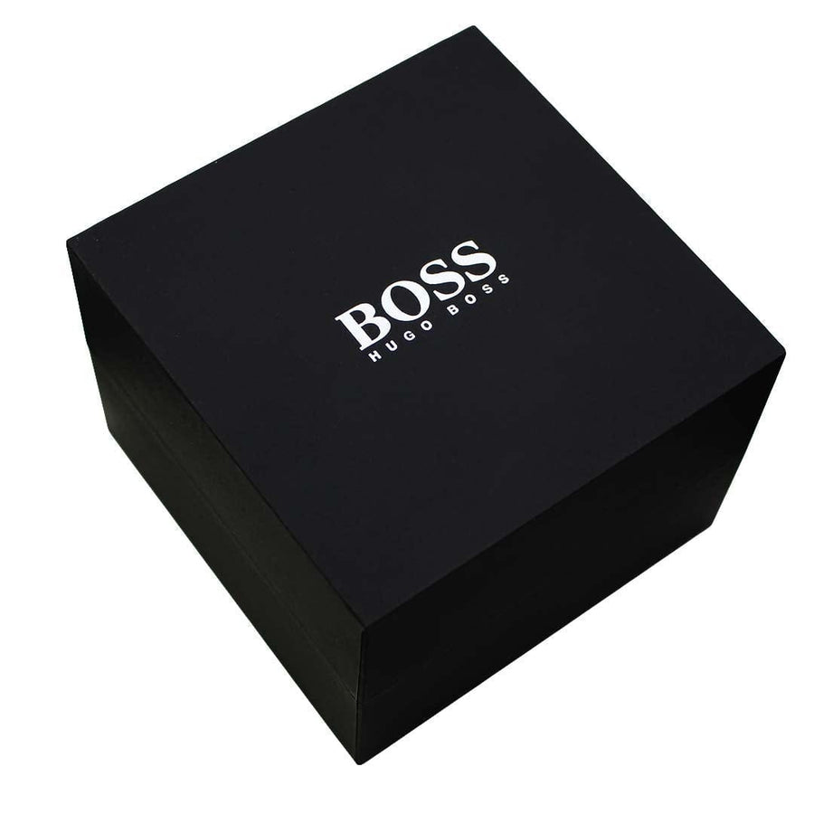 Hugo Boss Skytraveller Chronograph Blue Dial Silver Mesh Strap Watch for Men - 1514149