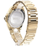 Hugo Boss Strike Blue Dial Gold Steel Strap Watch for Men - 1514172