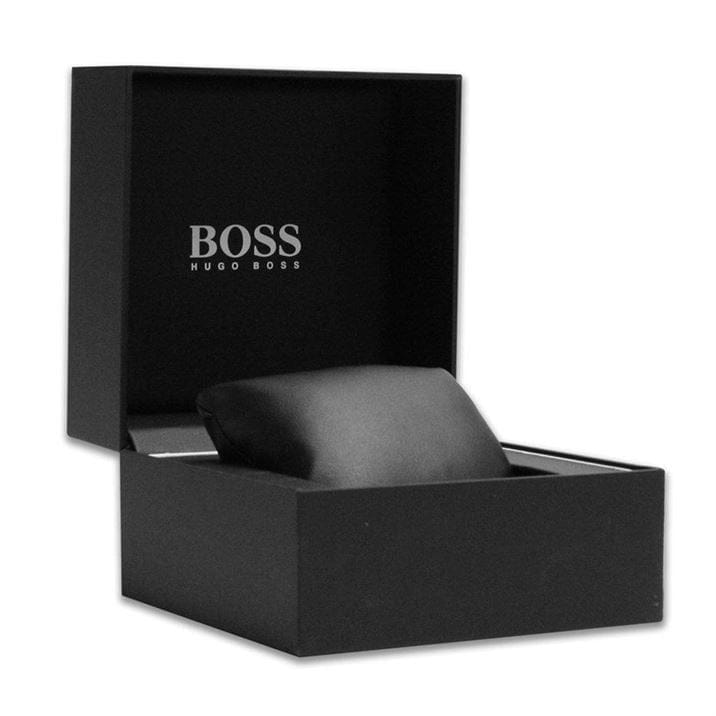 Hugo Boss Strike Blue Dial Gold Steel Strap Watch for Men - 1514172