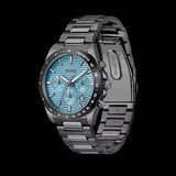 Hugo Boss Strike Chronograph Blue Dial Black Steel Strap Watch for Men - 1514242