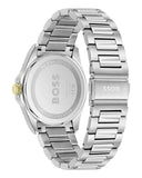 Hugo Boss Strike Green Dial Silver Steel Strap Watch for Men - 1514173
