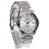 Hugo Boss Strike Silver Dial Silver Steel Strap Watch for Men - 1514176