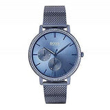 Hugo Boss Infinity Blue Dial Blue Mesh Bracelet Watch for Women - 1502518