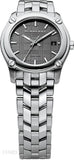 Burberry Herringbone Grey Dial Silver Steel Strap Watch for Women - BU1851