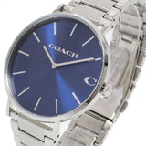 Coach Charles Blue Dial Silver Steel Strap Watch for Men - 14602429