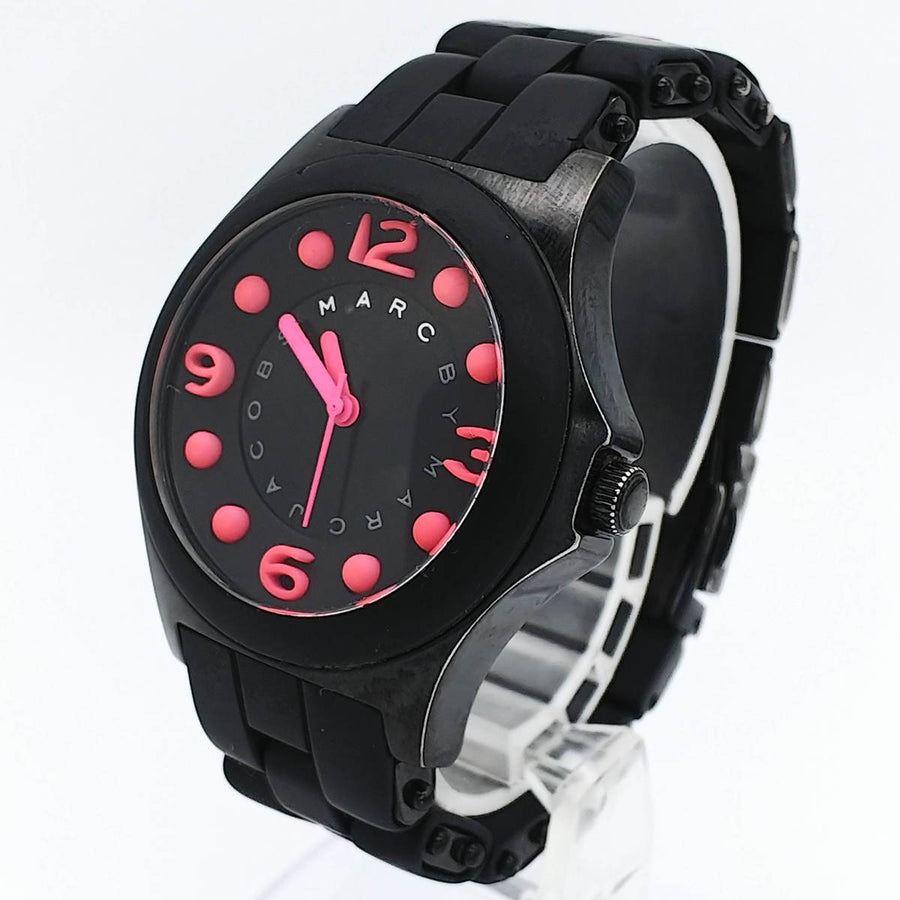 Marc Jacobs Pelly Black Dial Black Silicone Strap Watch for Women - MBM2517
