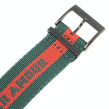 Gucci Dive Green & Red Dial Green & Red Nylon Strap Watch For Men - YA136216