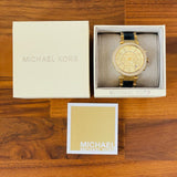 Michael Kors Parker Gold Dial Two Tone Steel Strap Watch for Women - MK6238