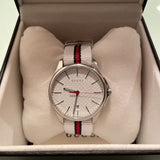 Gucci G Timeless Quartz White DIal White NATO Strap Watch For Men - YA126322