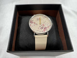 Coach Perry Beige Floral Dial Beige Leather Strap Watch for Women - 14503293